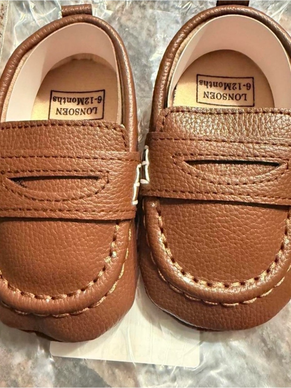Lonsen Brown Kids Moccasin Loafers - Classic Slip-On